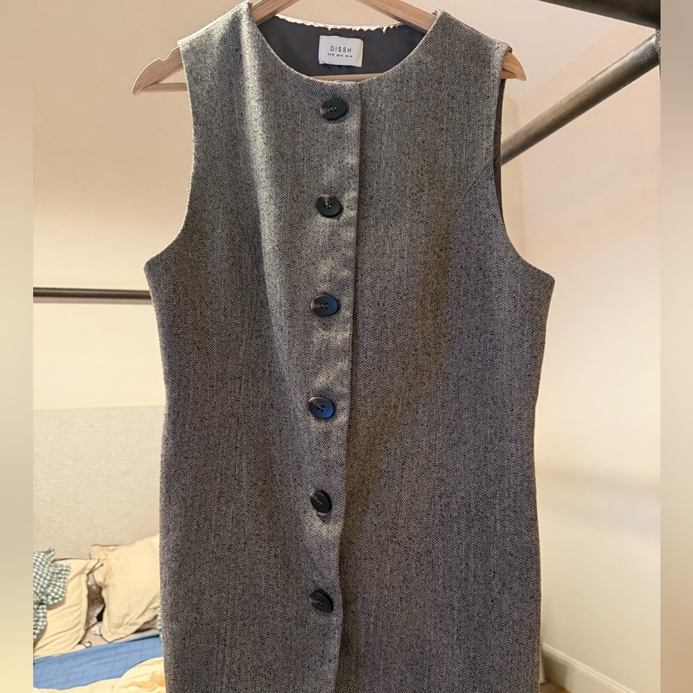Gray Sleeveless top